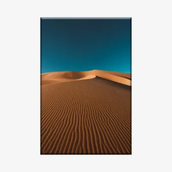 لوحة صحراء - كثبان رملية - سماء زرقاء - هادئ - لوحات طبيعة - لوحات كانفاس، لوحات جدارية