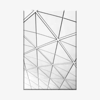 لوحة هندسية - تصميم شبكي - ألوان محايدة - عصري - لوحات فن عصري - لوحات كانفاس