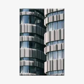 لوحة عمارة حديثة - تفاصيل هندسية - ألوان محايدة - عصري - لوحات فن عصري - لوحات كانفاس
